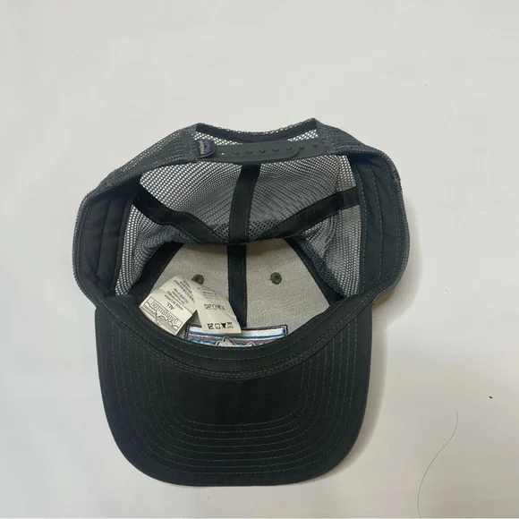 PATAGONIA classic black trucker hat with logo in the center OS - Picture 2 of 7